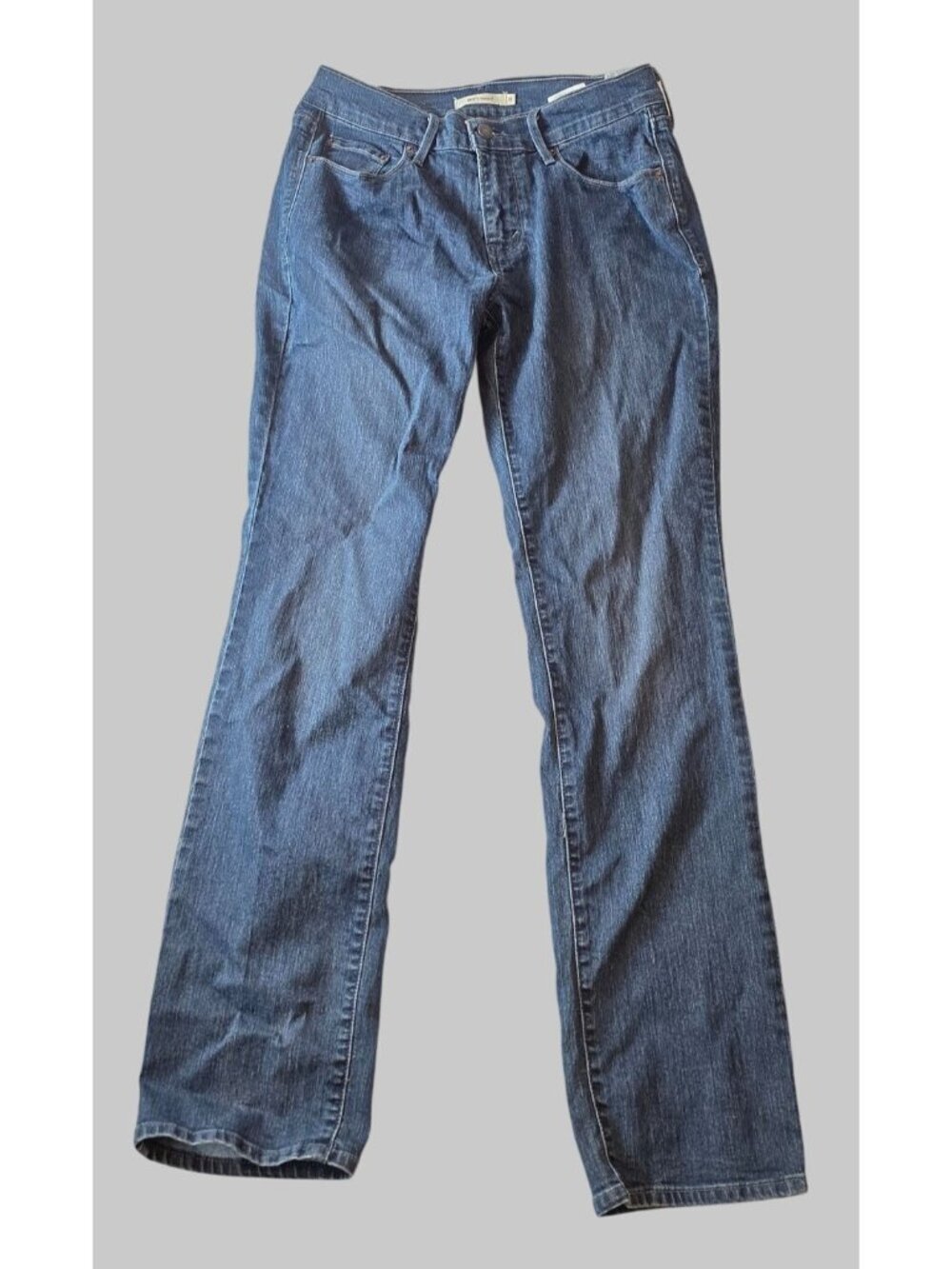 Levi's  Women's 505 Straight Leg Blue Denim Jeans size 8